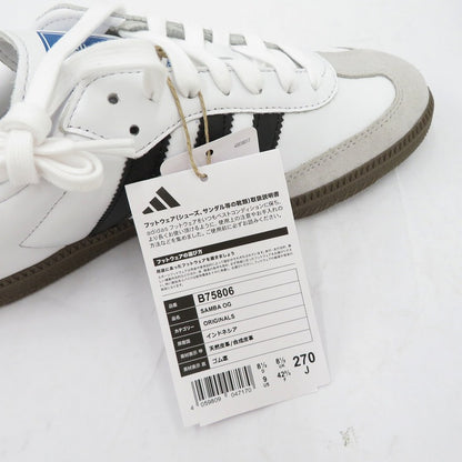adidas | アディダス Samba OG 'Cloud White/Core Black/Clear Granite' スニーカー b75806 ホワイト 27cm【瀬戸大橋店】