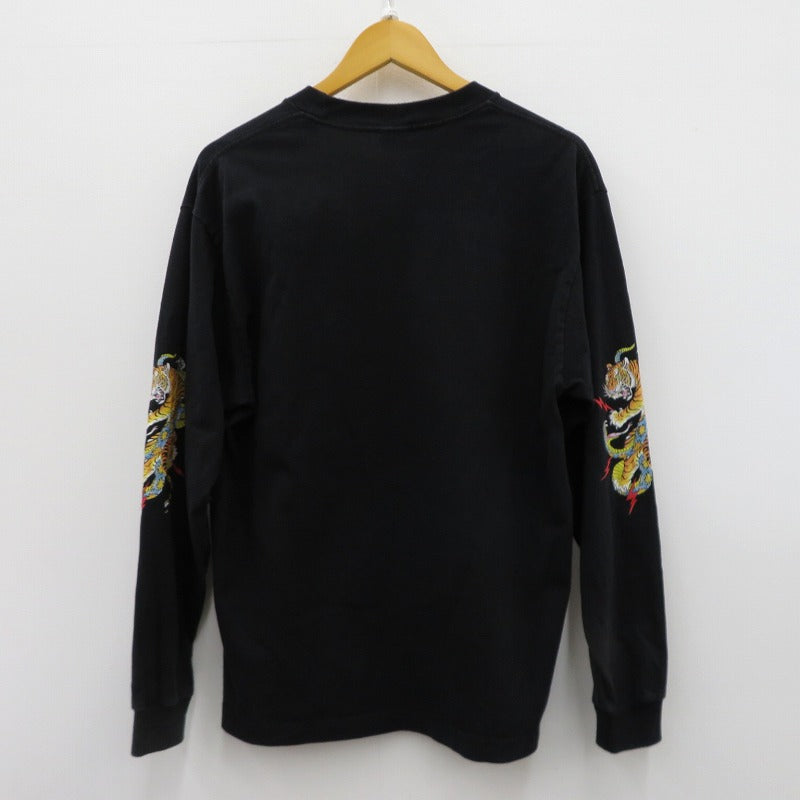 WACKOMARIA | ワコマリア WASHED HEAVY WEIGHT CREW NECK LS T-SHIRT 長袖Ｔシャツ 25FW-WMT-LT02 ブラック サイズ：S【瀬戸大橋店】