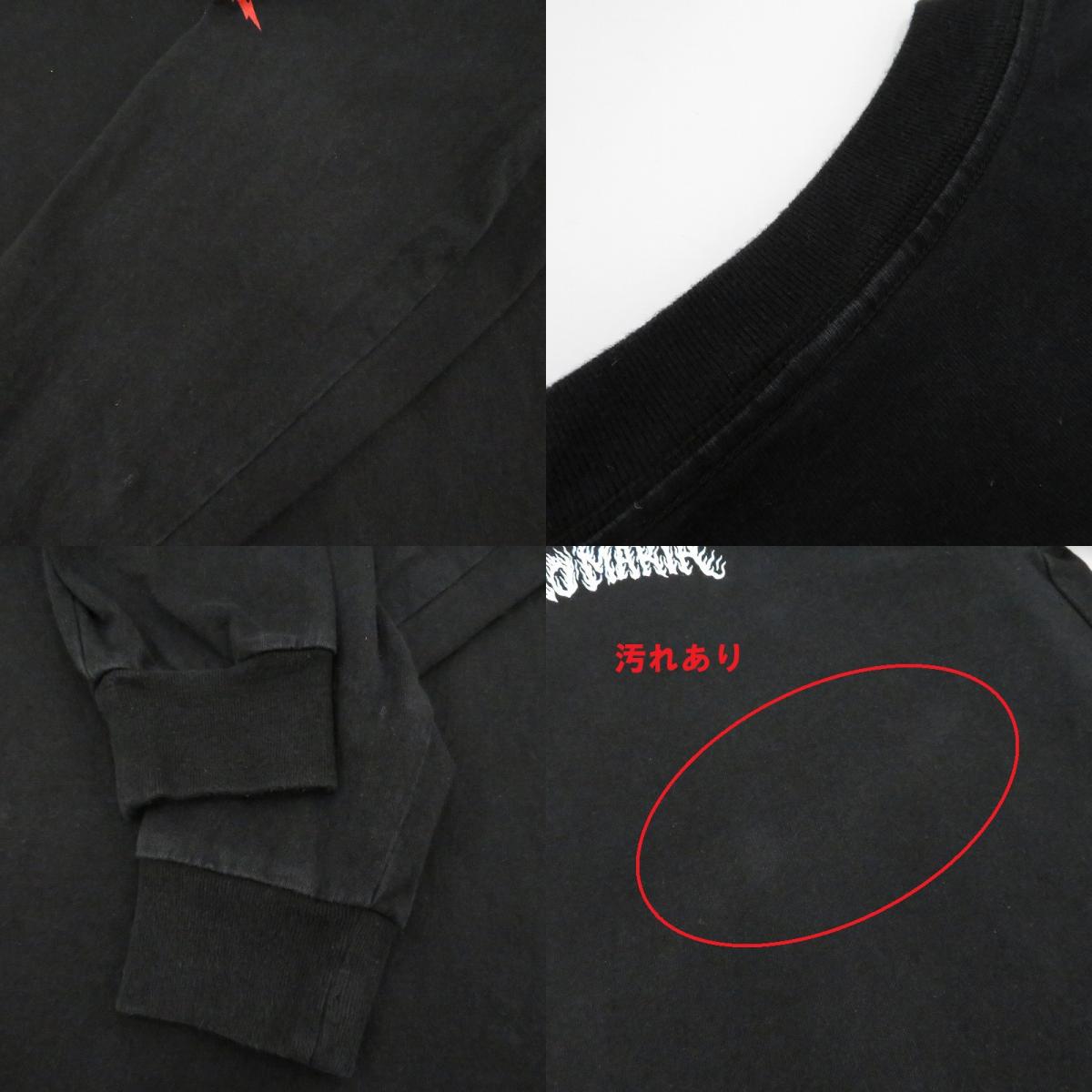 WACKOMARIA | ワコマリア WASHED HEAVY WEIGHT CREW NECK LS T-SHIRT 長袖Ｔシャツ 25FW-WMT-LT02 ブラック サイズ：S【瀬戸大橋店】