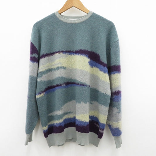 Graphpaper | グラフペーパー Jacquard Crew Neck ニット マルチカラー サイズ：1【瀬戸大橋店】