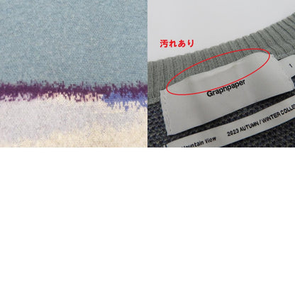 Graphpaper | グラフペーパー Jacquard Crew Neck ニット マルチカラー サイズ：1【瀬戸大橋店】