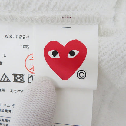 PLAY COMME des GARCONS | プレイコムデギャルソン パーカー AX-T294 ホワイト サイズ：L【瀬戸大橋店】
