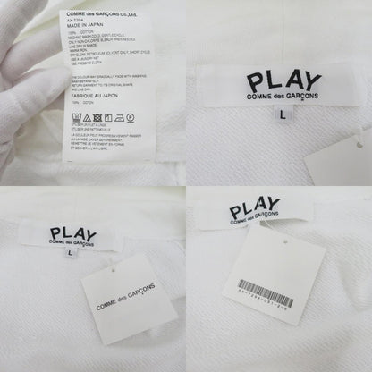 PLAY COMME des GARCONS | プレイコムデギャルソン パーカー AX-T294 ホワイト サイズ：L【瀬戸大橋店】
