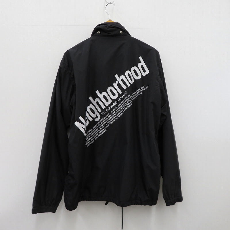 NEIGHBORHOOD | ネイバーフッド ID/NE-JKT その他アウター 182TSNH-JKM14 コーチジャケット ブラック サイズ：L【瀬戸大橋店】