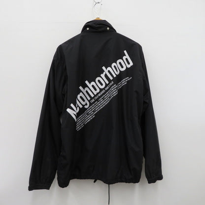 NEIGHBORHOOD | ネイバーフッド ID/NE-JKT その他アウター 182TSNH-JKM14 コーチジャケット ブラック サイズ：L【瀬戸大橋店】