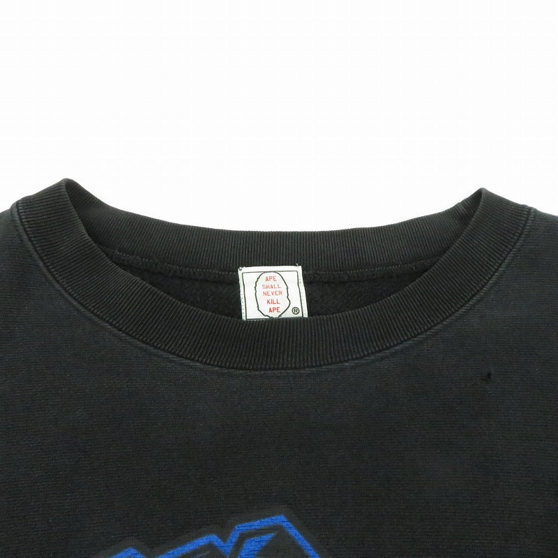 A BATHING APE | アベイシングエイプ スウェット ブラック サイズ：M【瀬戸大橋店】
