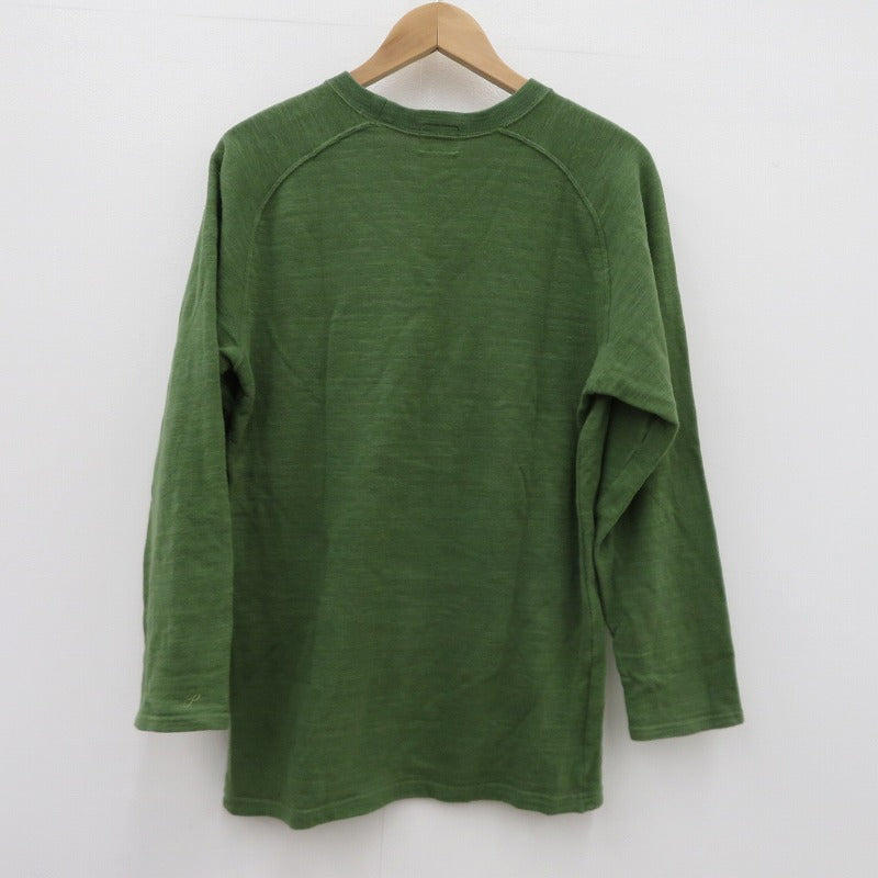 PHERROWS | フェローズ HEAVYWEIGHT WAFFLE LONGSLEEVE T-SHIRT 長袖Ｔシャツ カーキ サイズ：38【瀬戸大橋店】