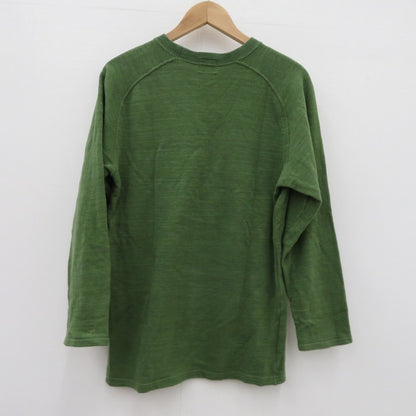 PHERROWS | フェローズ HEAVYWEIGHT WAFFLE LONGSLEEVE T-SHIRT 長袖Ｔシャツ カーキ サイズ：38【瀬戸大橋店】