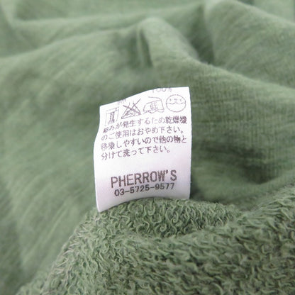 PHERROWS | フェローズ HEAVYWEIGHT WAFFLE LONGSLEEVE T-SHIRT 長袖Ｔシャツ カーキ サイズ：38【瀬戸大橋店】