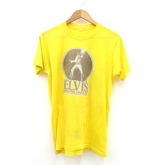 VINTAGE衣料 | ヴィンテージイリョウ Elvis Presley 半袖Ｔシャツ イエロー サイズ：L【瀬戸大橋店】