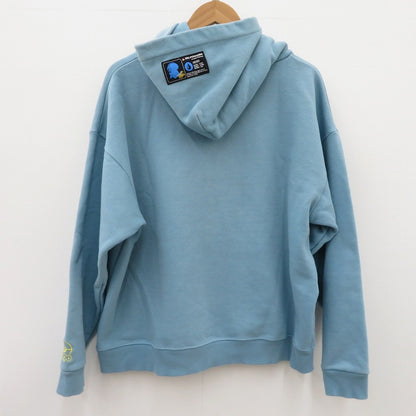 POCHAMA × 9090 Hoodie パーカー ブルー サイズ：L【瀬戸大橋店】