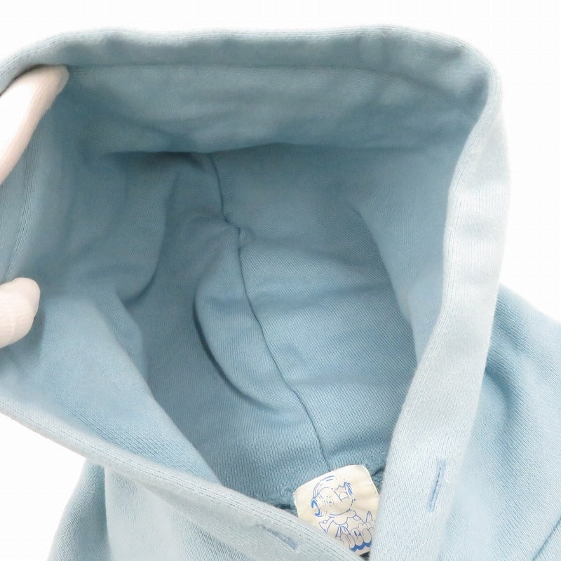 POCHAMA × 9090 Hoodie パーカー ブルー サイズ：L【瀬戸大橋店】