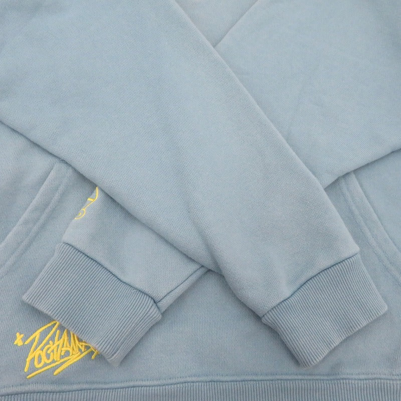 POCHAMA × 9090 Hoodie パーカー ブルー サイズ：L【瀬戸大橋店】