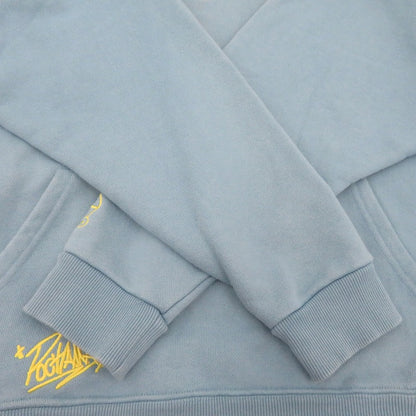 POCHAMA × 9090 Hoodie パーカー ブルー サイズ：L【瀬戸大橋店】