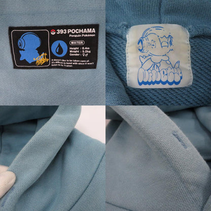 POCHAMA × 9090 Hoodie パーカー ブルー サイズ：L【瀬戸大橋店】