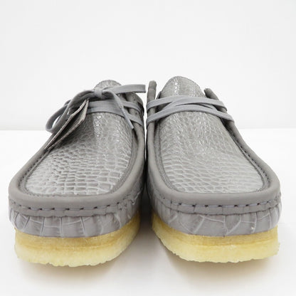 Clarks | クラークス Wallabee Grey Croc その他靴 26176573 7085 レザーシューズ グレー 26.5cm【瀬戸大橋店】