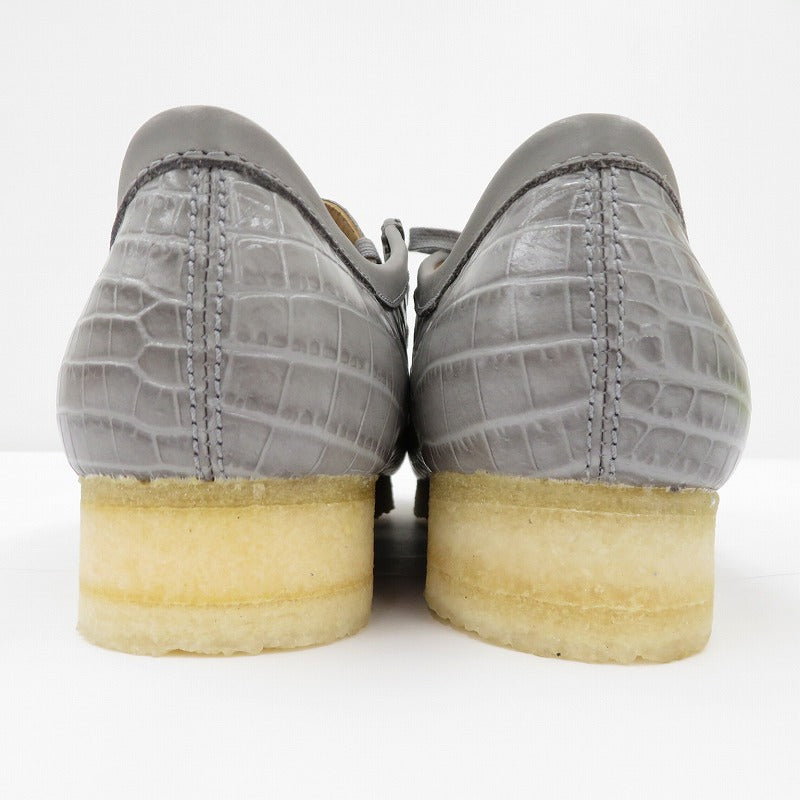 Clarks | クラークス Wallabee Grey Croc その他靴 26176573 7085 レザーシューズ グレー 26.5cm【瀬戸大橋店】