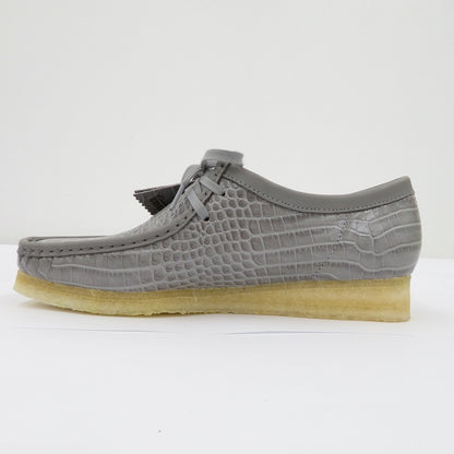 Clarks | クラークス Wallabee Grey Croc その他靴 26176573 7085 レザーシューズ グレー 26.5cm【瀬戸大橋店】