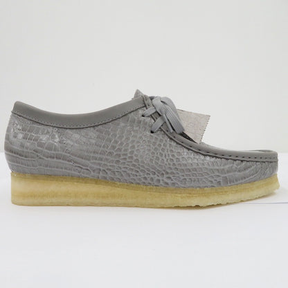 Clarks | クラークス Wallabee Grey Croc その他靴 26176573 7085 レザーシューズ グレー 26.5cm【瀬戸大橋店】