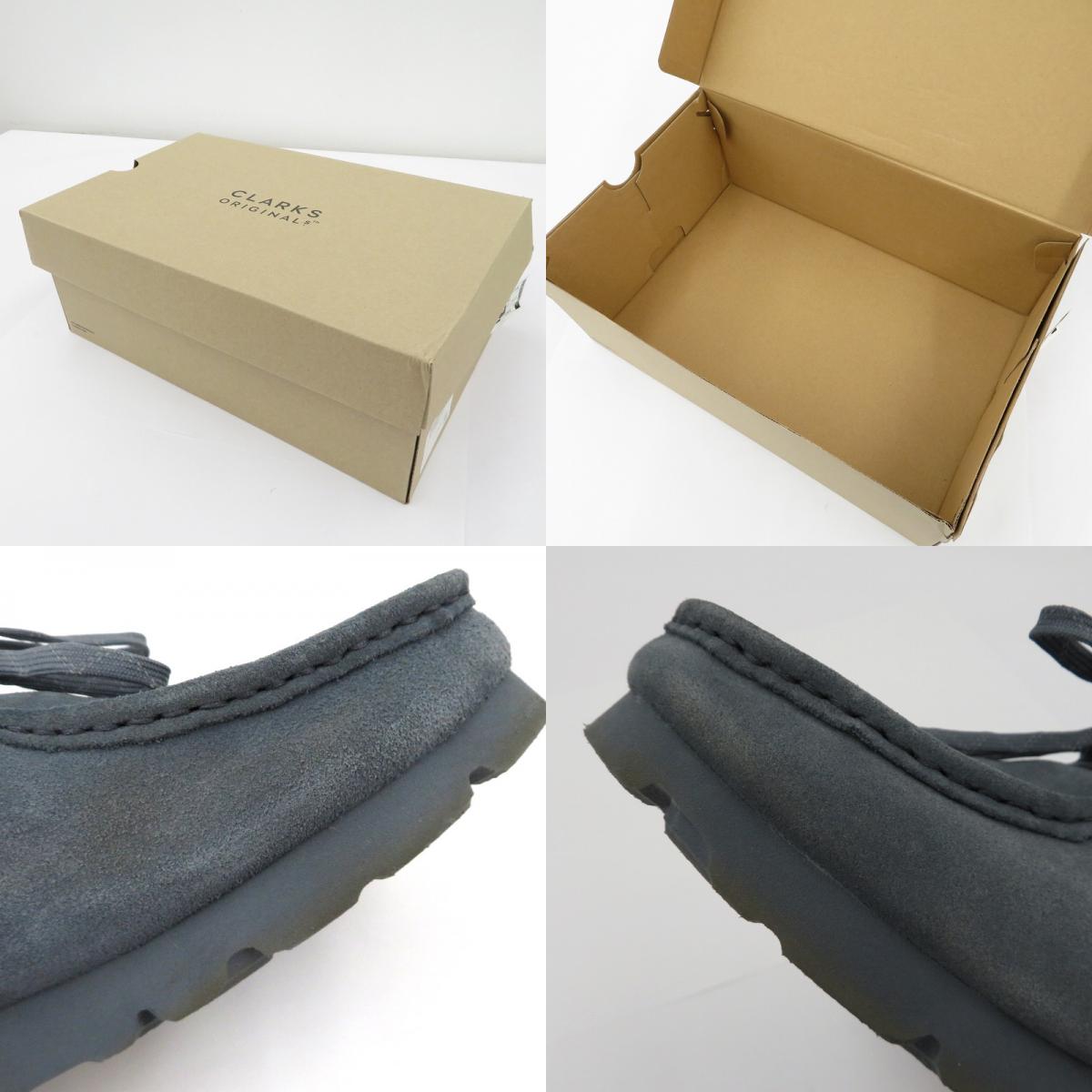 Clarks | クラークス Wallabee GTX その他靴 26176570 レザーシューズ グレー 27cm【瀬戸大橋店】