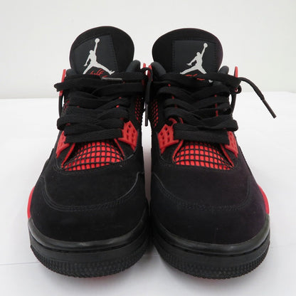 NIKE | ナイキ AJ4 'Red Thunder/Crimson' スニーカー CT8527-016 エアジョーダン ブラック 26.5cm【瀬戸大橋店】