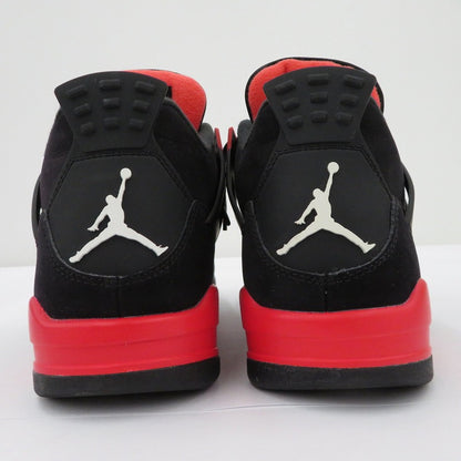 NIKE | ナイキ AJ4 'Red Thunder/Crimson' スニーカー CT8527-016 エアジョーダン ブラック 26.5cm【瀬戸大橋店】