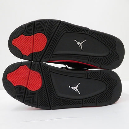 NIKE | ナイキ AJ4 'Red Thunder/Crimson' スニーカー CT8527-016 エアジョーダン ブラック 26.5cm【瀬戸大橋店】