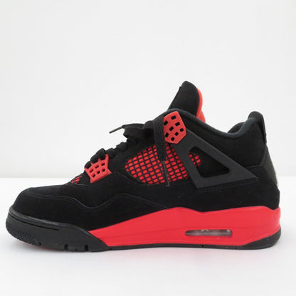 NIKE | ナイキ AJ4 'Red Thunder/Crimson' スニーカー CT8527-016 エアジョーダン ブラック 26.5cm【瀬戸大橋店】
