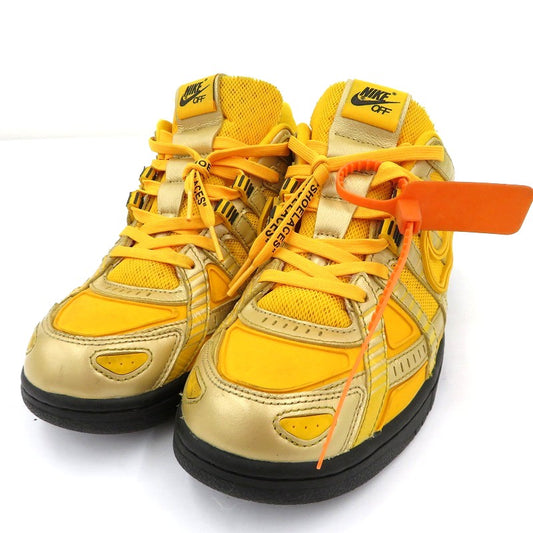 NIKE | ナイキ ×Off-White Air Rubber Dunk スニーカー CU6015-700 ダンク イエロー 26.5cm【瀬戸大橋店】