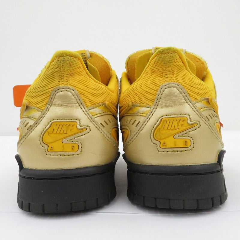 NIKE | ナイキ ×Off-White Air Rubber Dunk スニーカー CU6015-700 ダンク イエロー 26.5cm【瀬戸大橋店】