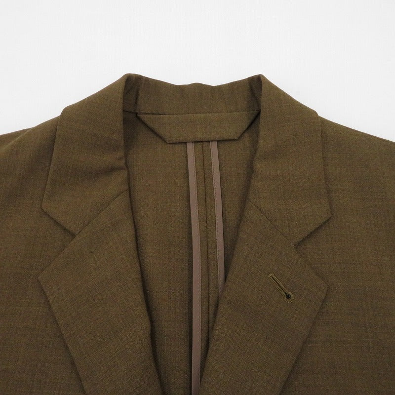markaware | マーカウェア SUCK COAT ORGANIC WOOL TROPICAL テーラードジャケット A21A-03JK01C ブラウン サイズ：1【瀬戸大橋店】