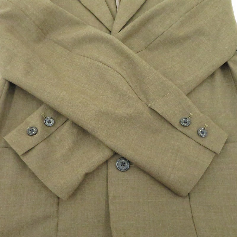 markaware | マーカウェア SUCK COAT ORGANIC WOOL TROPICAL テーラードジャケット A21A-03JK01C ブラウン サイズ：1【瀬戸大橋店】