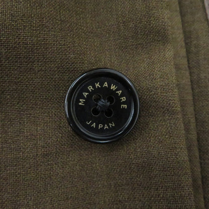 markaware | マーカウェア SUCK COAT ORGANIC WOOL TROPICAL テーラードジャケット A21A-03JK01C ブラウン サイズ：1【瀬戸大橋店】