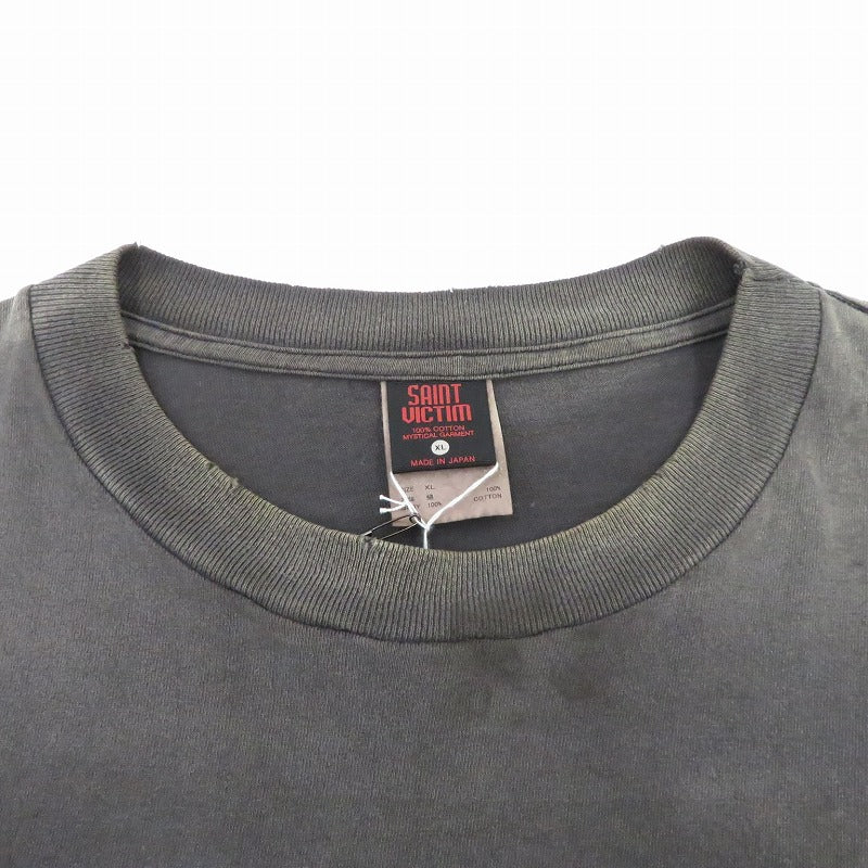 SAINT MICHAEL | セントマイケルセイントマイケル ×攻殻機動隊 半袖Ｔシャツ グレー サイズ：XL【瀬戸大橋店】