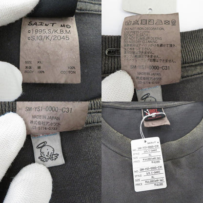 SAINT MICHAEL | セントマイケルセイントマイケル ×攻殻機動隊 半袖Ｔシャツ グレー サイズ：XL【瀬戸大橋店】