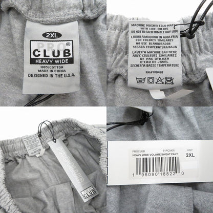 PRO CLUB | プロクラブ HEAVY WIDE VOLUME SWEAT PANT パンツ スウェットパンツ　ｻｲｽﾞ:2XL グレー【瀬戸大橋店】