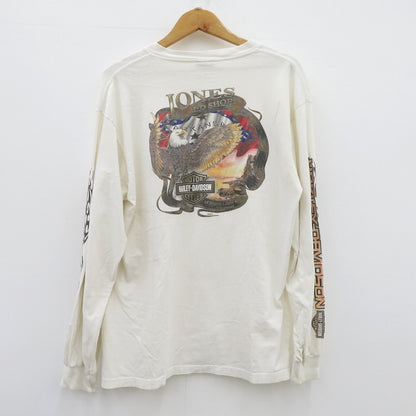 HARLEY-DAVIDSON | ハーレーダビットソン 長袖Ｔシャツ ホワイト サイズ：XL【瀬戸大橋店】