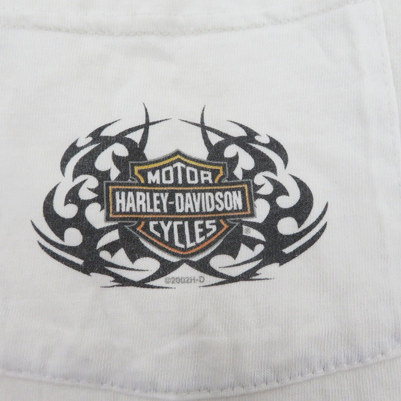 HARLEY-DAVIDSON | ハーレーダビットソン 長袖Ｔシャツ ホワイト サイズ：XL【瀬戸大橋店】