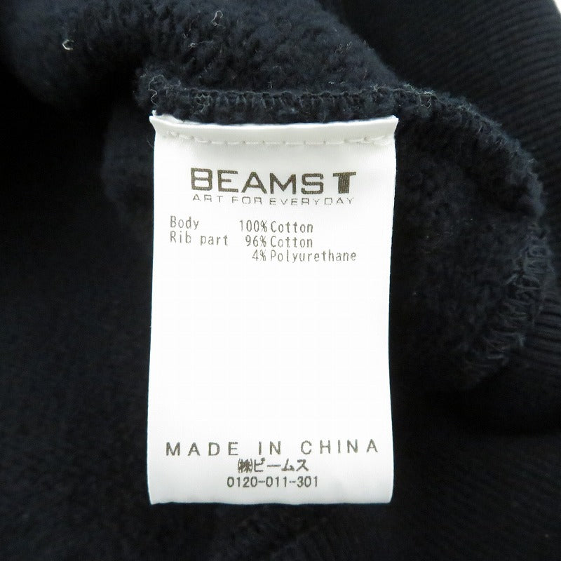 BEAMS | ビームス newT / Sweatshirt スウェット 75-13-0464-146 ブラック サイズ：XS【瀬戸大橋店】