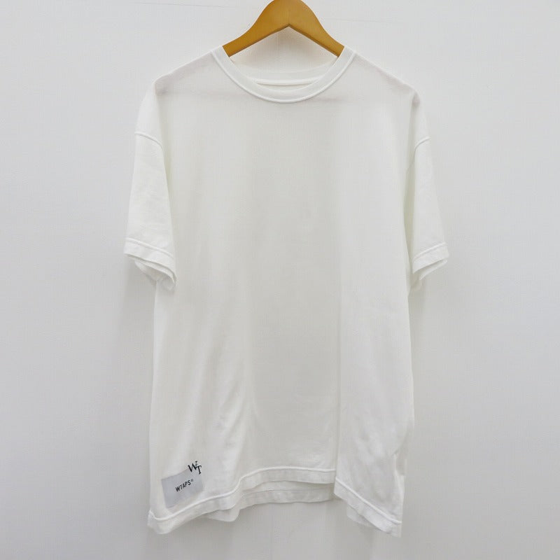 W)TAPS | ダブルタップス Aii / SS / Cotton. League 半袖Ｔシャツ 231ATDT-CSM40 ホワイト サイズ：1【瀬戸大橋店】