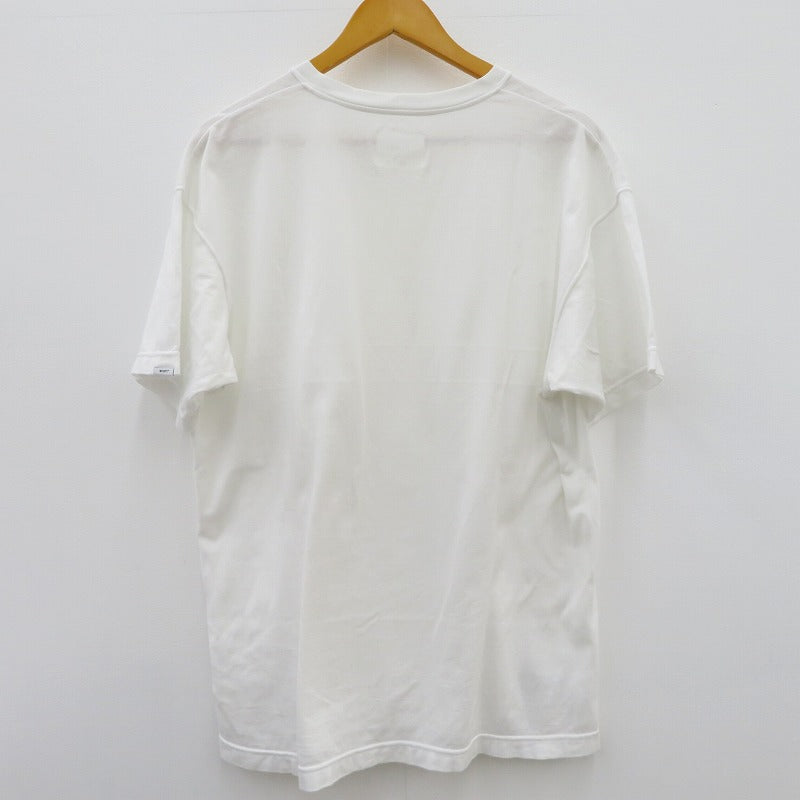 W)TAPS | ダブルタップス Aii / SS / Cotton. League 半袖Ｔシャツ 231ATDT-CSM40 ホワイト サイズ：1【瀬戸大橋店】