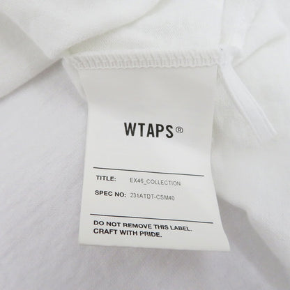 W)TAPS | ダブルタップス Aii / SS / Cotton. League 半袖Ｔシャツ 231ATDT-CSM40 ホワイト サイズ：1【瀬戸大橋店】