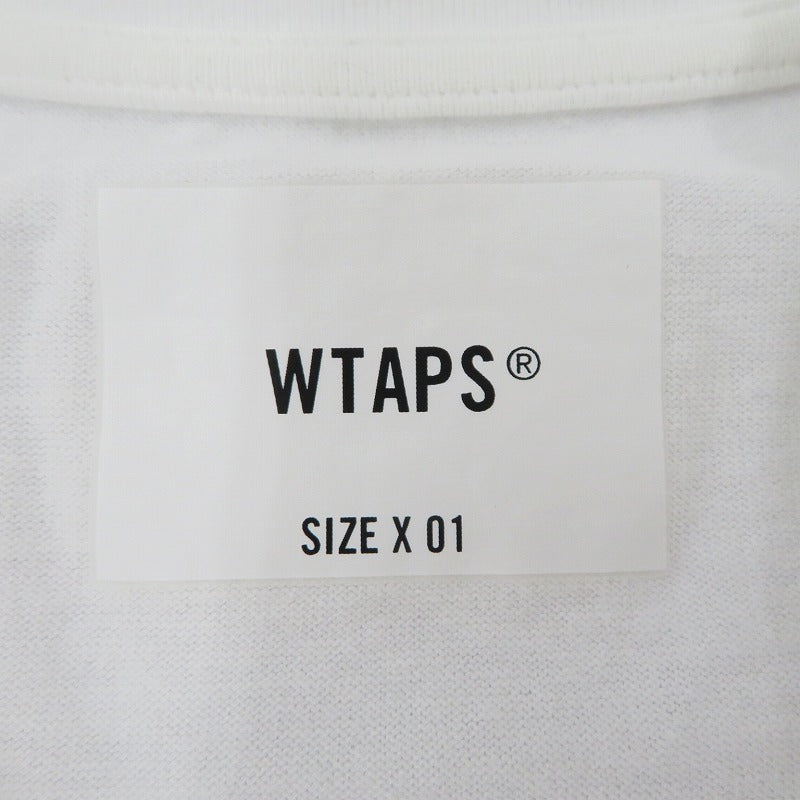 W)TAPS | ダブルタップス Aii / SS / Cotton. League 半袖Ｔシャツ 231ATDT-CSM40 ホワイト サイズ：1【瀬戸大橋店】