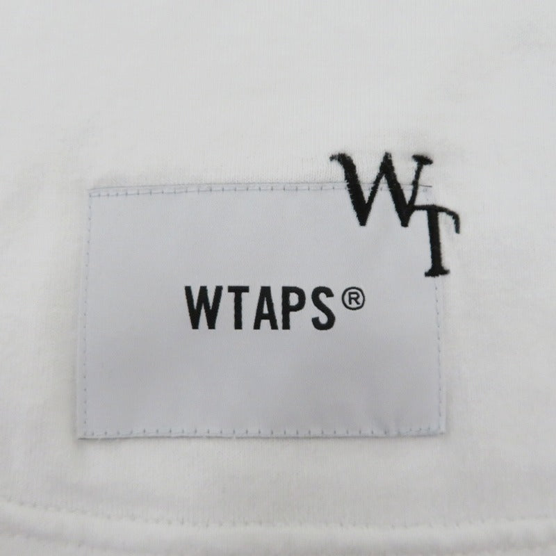 W)TAPS | ダブルタップス Aii / SS / Cotton. League 半袖Ｔシャツ 231ATDT-CSM40 ホワイト サイズ：1【瀬戸大橋店】