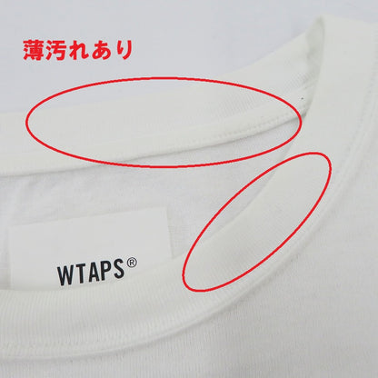 W)TAPS | ダブルタップス Aii / SS / Cotton. League 半袖Ｔシャツ 231ATDT-CSM40 ホワイト サイズ：1【瀬戸大橋店】