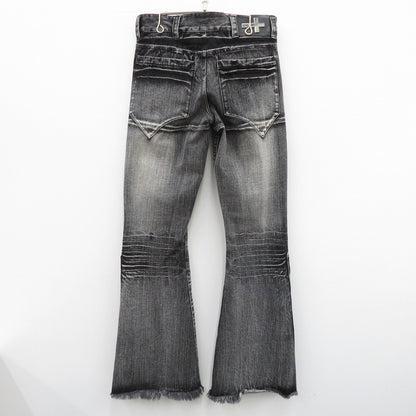 TYPE REBEL LACE FLARE DENIM デニムパンツ 2606-TSD-FPT グレー サイズ：1【瀬戸大橋店】