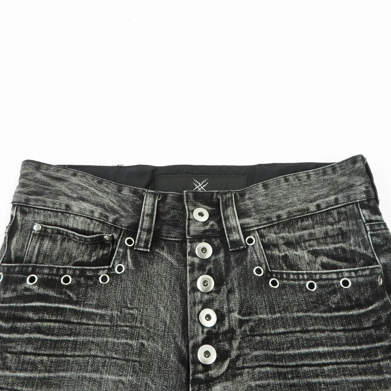 TYPE REBEL LACE FLARE DENIM デニムパンツ 2606-TSD-FPT グレー サイズ：1【瀬戸大橋店】