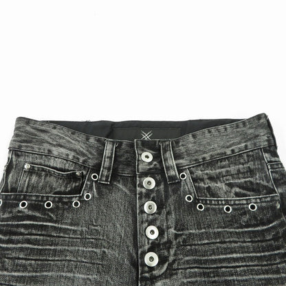 TYPE REBEL LACE FLARE DENIM デニムパンツ 2606-TSD-FPT グレー サイズ：1【瀬戸大橋店】