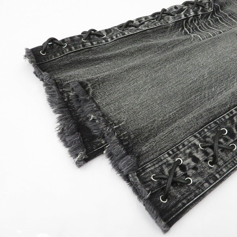 TYPE REBEL LACE FLARE DENIM デニムパンツ 2606-TSD-FPT グレー サイズ：1【瀬戸大橋店】