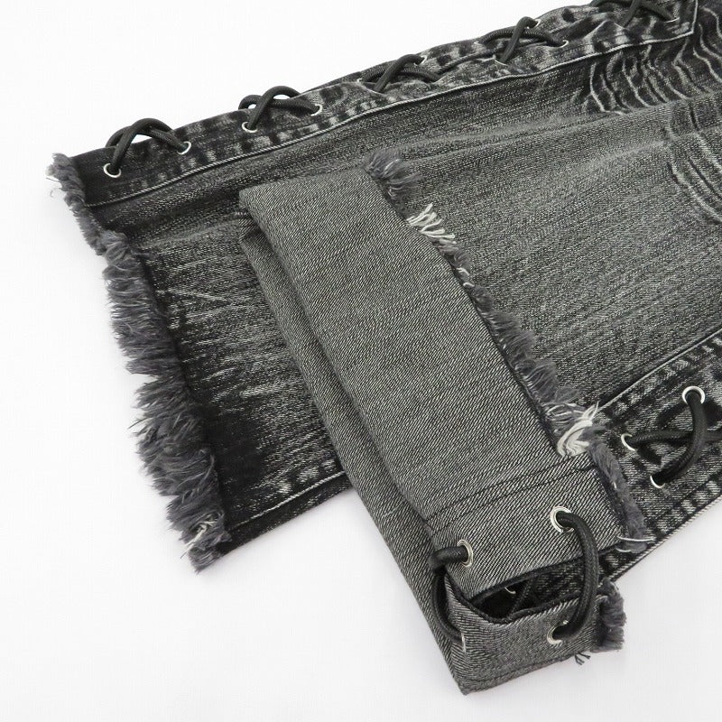 TYPE REBEL LACE FLARE DENIM デニムパンツ 2606-TSD-FPT グレー サイズ：1【瀬戸大橋店】